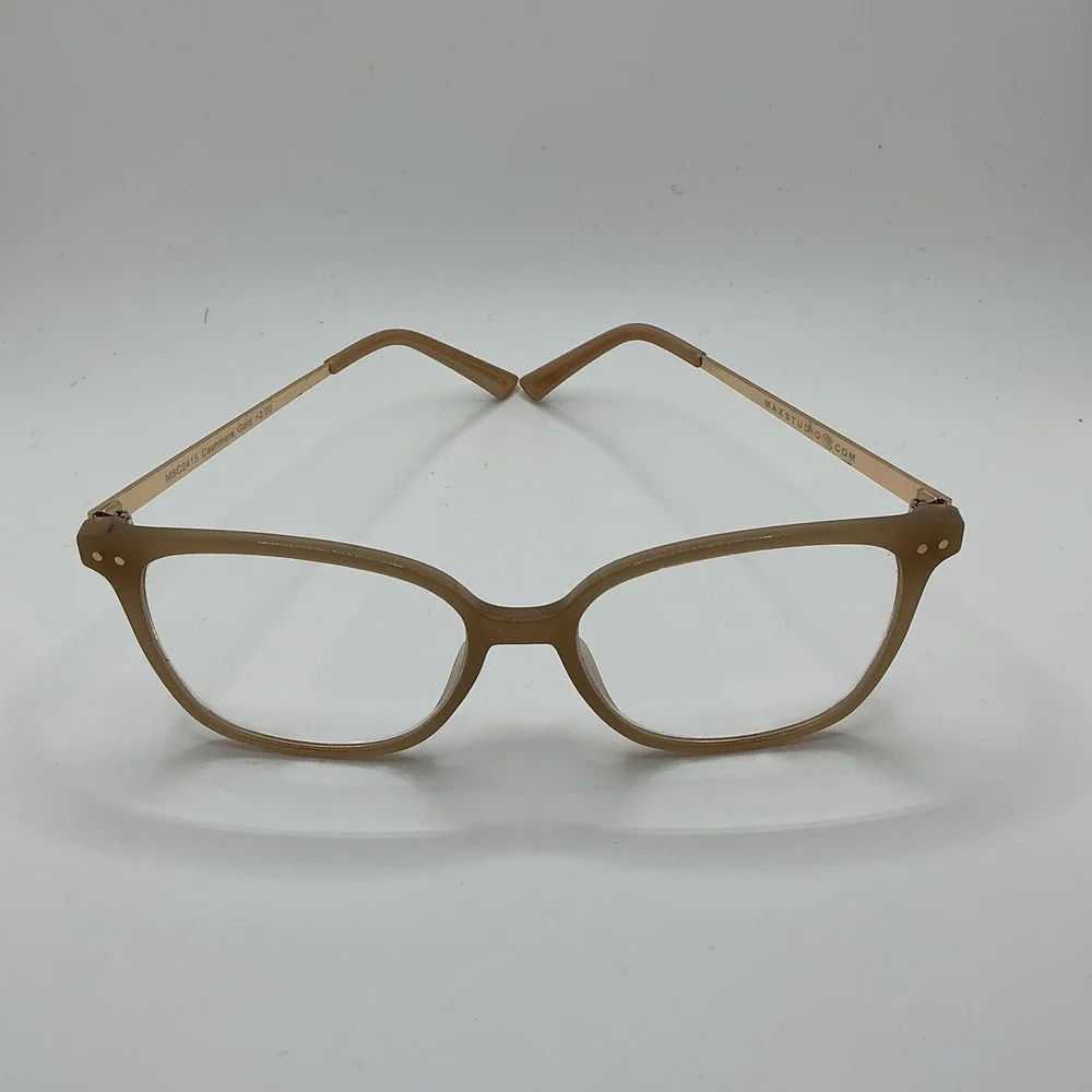 Max Studio Reading Glasses MSC2415 Cashmere Gold +2.00‎